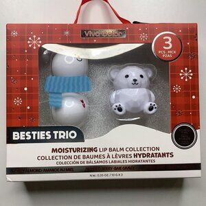 Viva Color Besties Trio Moisturizing Lip Balm Collection, New In Box